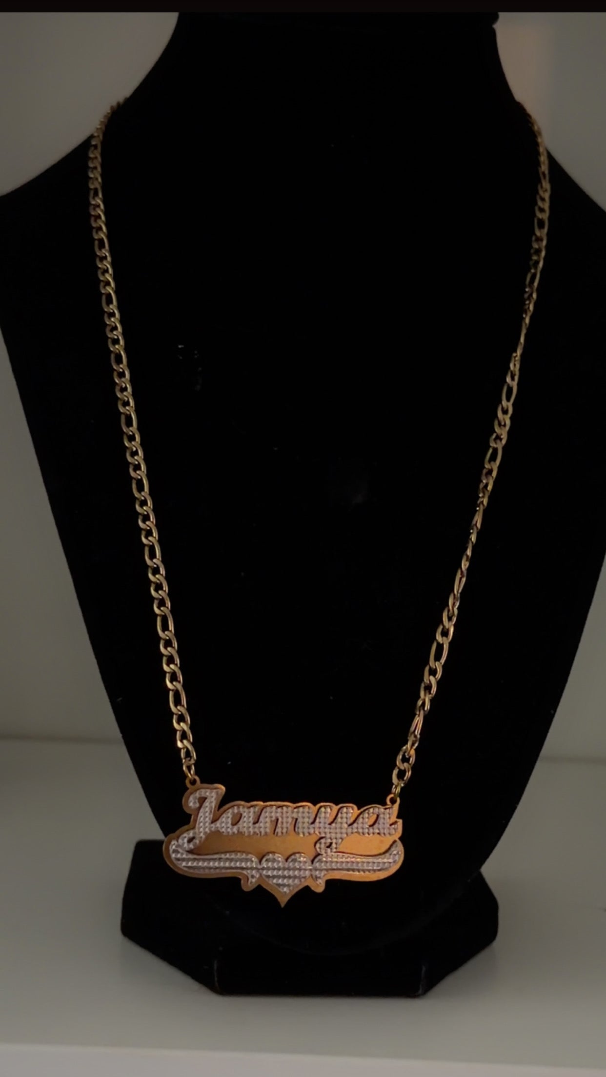 3D Gold Plated Name